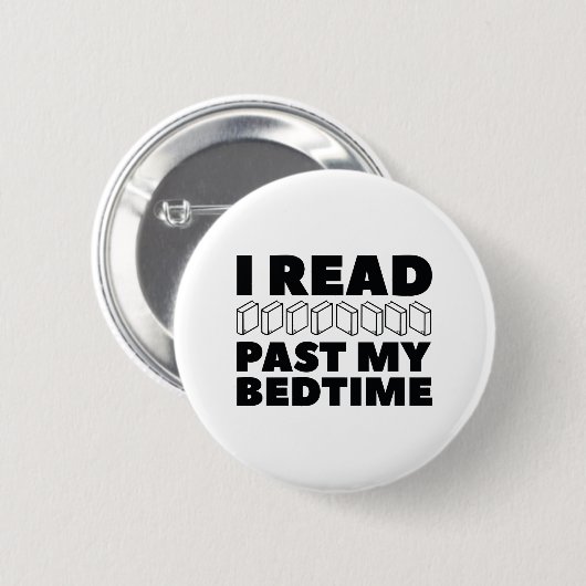 Ik heb mijn bedtijd gelezen ronde button 5,7 cm (Voorkant /achterkant)