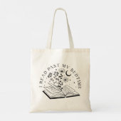 Ik heb mijn bedtijd gelezen tote bag (Achterkant)