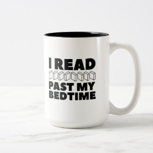 Ik heb mijn bedtijd gelezen tweekleurige koffiemok