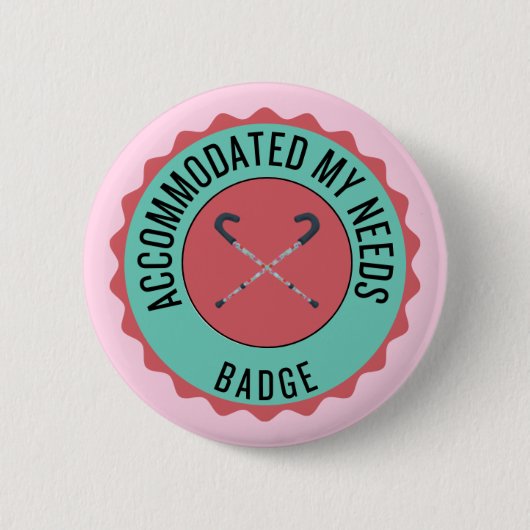 Ik heb mijn behoeftenbadge overgenomen ronde button 5,7 cm (Voorkant)