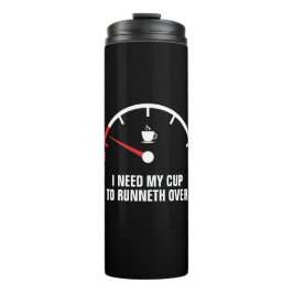 Ik heb mijn beker nodig om over te lopen: op leeg 