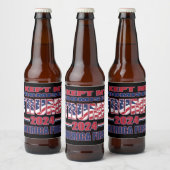 Ik heb mijn beloften nagekomen - Trump 2024 Bier Etiket (Flessen)