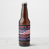 Ik heb mijn beloften nagekomen - Trump 2024 Bier Etiket (Voorkant)