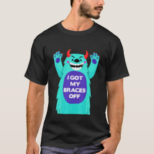 Ik heb mijn beugels van schattig monster tandbeuge t-shirt