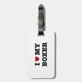 Ik heb mijn Boxer Bagagelabel (Achterkant verticaal)