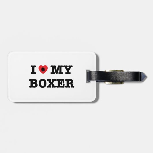 Ik heb mijn Boxer Bagagelabel (Achterkant horizontaal)