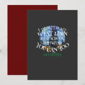 IK HEB MIJN BOYFRIEND VAN DE WEST LINN HIGH SCHOOL KAART (Voorkant / Achterkant)