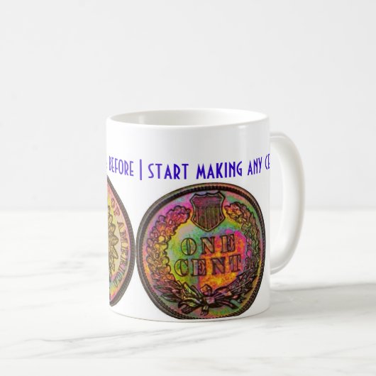 "Ik heb mijn cafeïne nodig..." Mok (Voorkant rechts)