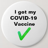 Ik heb mijn COVID-19 vaccin. Button (Voorkant)