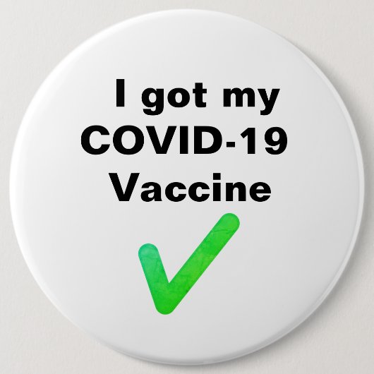 Ik heb mijn COVID-19 vaccin. Button (Voorkant)