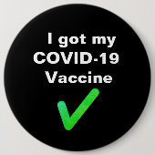 Ik heb mijn COVID-19 vaccin. Button (Voorkant)