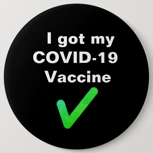 Ik heb mijn COVID-19 vaccin. Button (Voorkant)