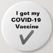 Ik heb mijn COVID-19 vaccin. Button (Voorkant)