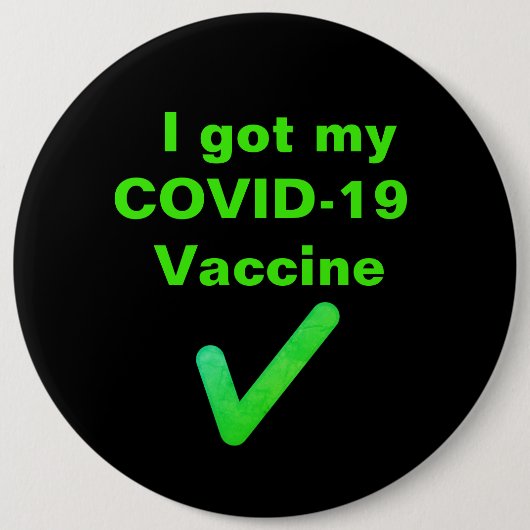 Ik heb mijn COVID-19 vaccin. Button (Voorkant)