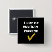 Ik heb mijn COVID-19 vaccin. Button (Voorkant /achterkant)