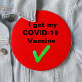Ik heb mijn COVID-19 vaccin. Button (In situ)
