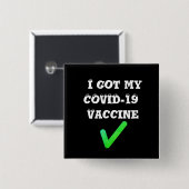 Ik heb mijn COVID-19 vaccin. Button (Voorkant /achterkant)
