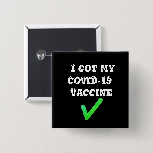 Ik heb mijn COVID-19 vaccin. Button (Voorkant /achterkant)