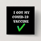 Ik heb mijn COVID-19 vaccin. Button (Voorkant)