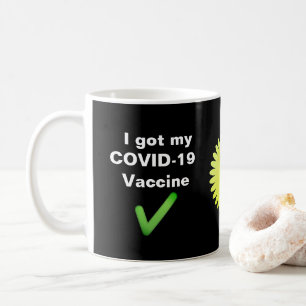 Ik heb mijn COVID-19 vaccin. Button Koffie-Mok Koffiemok