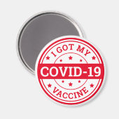 Ik heb mijn Covid-19 vaccin Magneet (Voorkant / Achterkant)