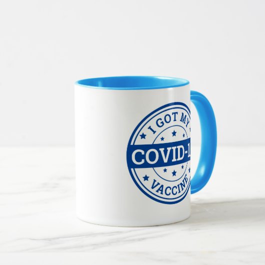 Ik heb mijn Covid-19 vaccin Mok (Voorkant rechts)