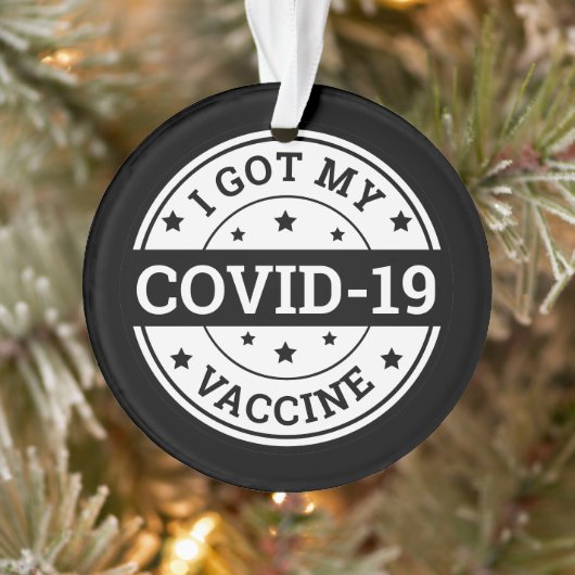 Ik heb mijn Covid-19 vaccin Ornament (Boom)