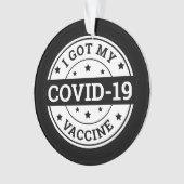 Ik heb mijn Covid-19 vaccin Ornament (voorkant)