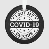 Ik heb mijn Covid-19 vaccin Ornament (voorkant)