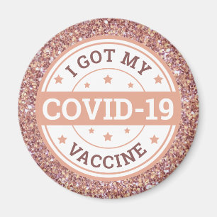 Ik Heb Mijn Covid-19 Vaccin Rose Goud Magneet