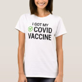Ik heb mijn COVID vaccin T-shirt (Voorkant)
