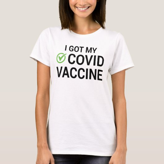 Ik heb mijn COVID vaccin T-shirt (Voorkant)