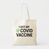 Ik heb mijn COVID-vaccin Tote Bag (Voorkant)