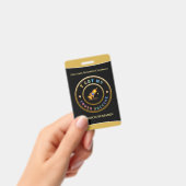 Ik heb mijn Covid-vaccin Zakelijk Logo Badge (Handheld)