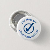 Ik heb mijn COVID-vaccinatiepijn gehad Ronde Button 3,2 Cm (Voorkant /achterkant)