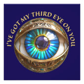 Ik heb mijn derde oog op jou foto afdruk (Voorkant)