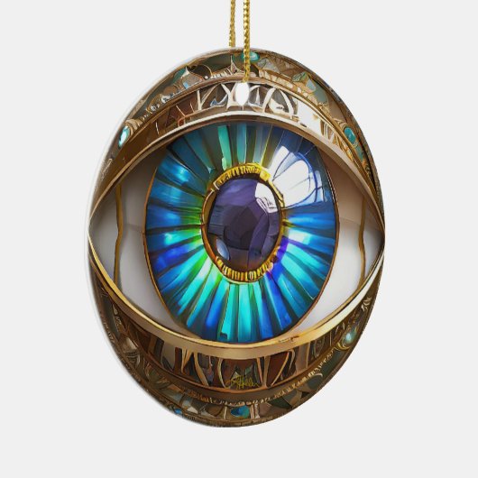 Ik heb mijn derde oog op jou keramisch ornament (Rechts)