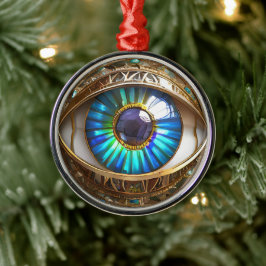 Ik heb mijn derde oog op jou metalen ornament