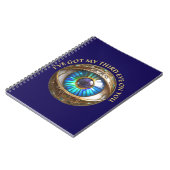 Ik heb mijn derde oog op jou notitieboek (Linkerzijde)