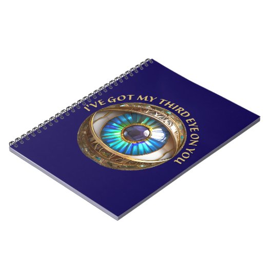 Ik heb mijn derde oog op jou notitieboek (Linkerzijde)