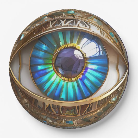 Ik heb mijn derde oog op jou papieren bordje (Voorkant)