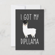 Ik heb mijn Dipllama Afstuderen Llama Pun