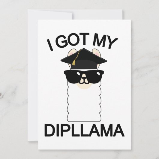 Ik heb mijn diploma kaart (Voorkant)