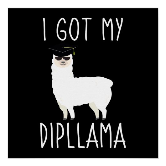 Ik heb mijn diploma perfect poster (Voorkant)