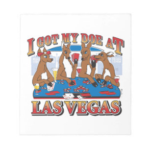 Ik heb mijn Doe in Las Vegas Notitieblok
