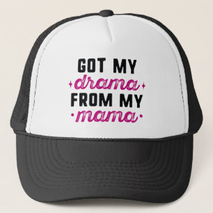 Ik heb mijn drama van mijn moeder. trucker pet