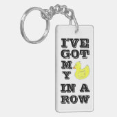 Ik heb mijn eenden in een Sleutelhanger. Sleutelhanger (Voorkant Links)