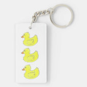 Ik heb mijn eenden in een Sleutelhanger. Sleutelhanger (achterkant)