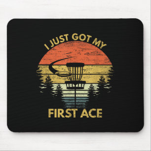 Ik heb mijn eerste Ace Motivatie Disc Golf Gift Ho Muismat