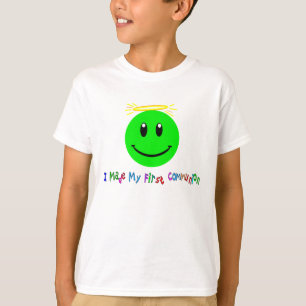 Ik heb mijn eerste mededeling groen gemaakt t-shirt